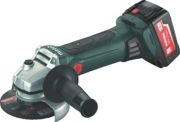 Угловая шлифмашина аккумуляторная METABO W 18 LTX 125 1х4.0Ач [Т04155]