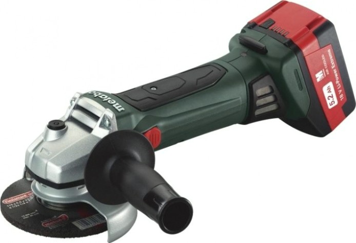 Угловая шлифмашина аккумуляторная METABO W 18 LTX 125 2х5.2Ач [602174650]