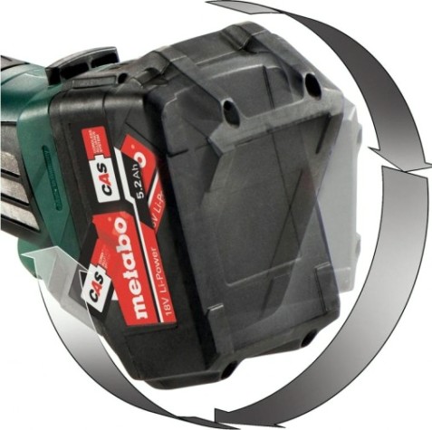 Угловая шлифмашина аккумуляторная METABO W 18 LTX 125 без АКБ и ЗУ [600165850]