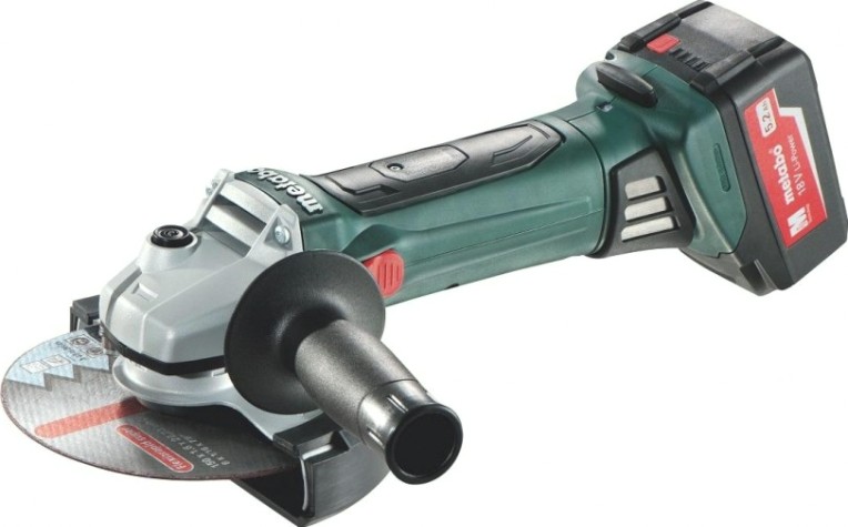 Угловая шлифмашина аккумуляторная METABO W 18 LTX 150 2х5.2Ач [600404650]