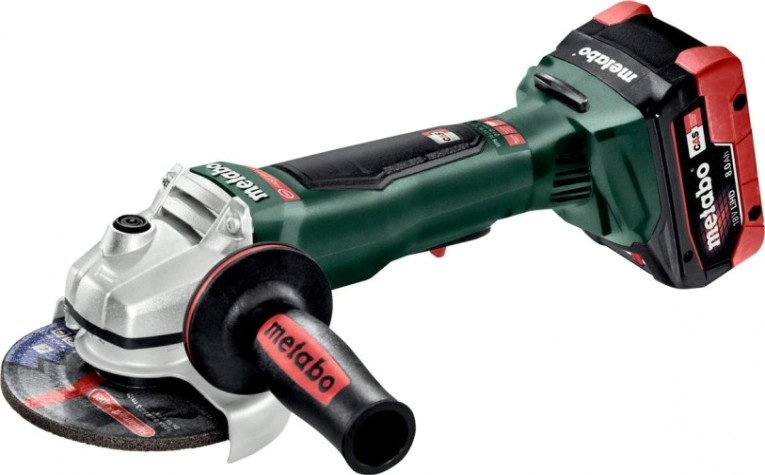Угловая шлифмашина аккумуляторная METABO WPB 18 LTX BL125 Quick 2х8.0 Ач LiHD, бесщеточная [613075810]