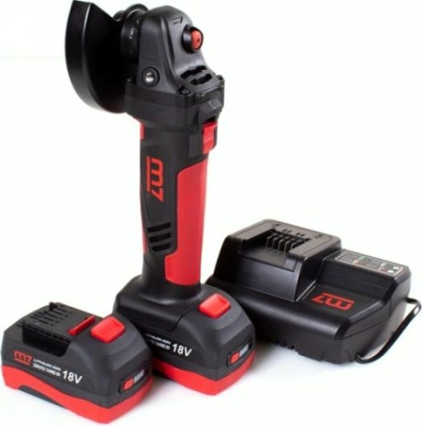 Угловая шлифмашина аккумуляторная MIGHTY SEVEN DG-585502 (ушм), 125мм, 18в, кейс