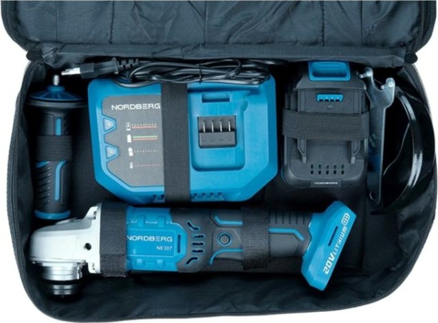 Угловая шлифмашина аккумуляторная NORDBERG NE307K [ЦБ-00016881]