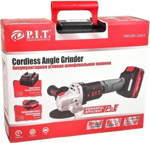 Угловая шлифмашина аккумуляторная P.i.t. PWS20H-125A/1 бесщет.