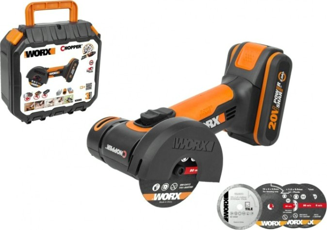 Угловая шлифмашина аккумуляторная Worx WX801