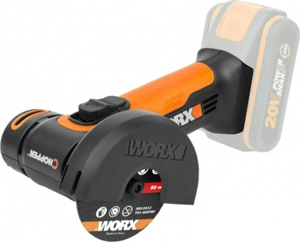 Угловая шлифмашина аккумуляторная Worx WX801.9 без АКБ и ЗУ [WX801.9]