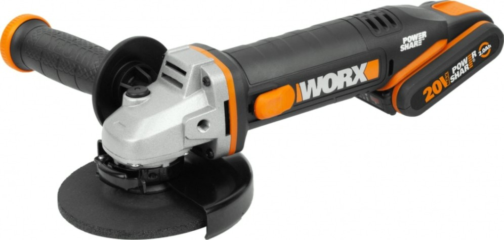 Угловая шлифмашина аккумуляторная Worx WX803