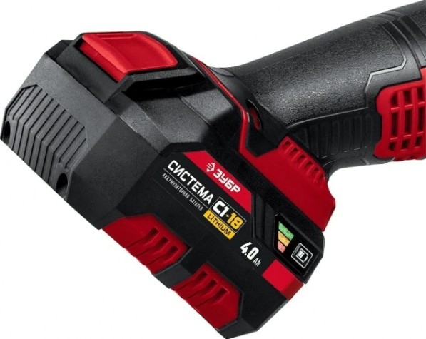 Угловая шлифмашина аккумуляторная ЗУБР УШМ-18-125-41