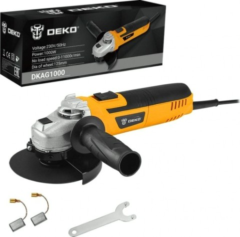 Угловая шлифмашина сетевая DEKO DKAG1000 [063-4296]