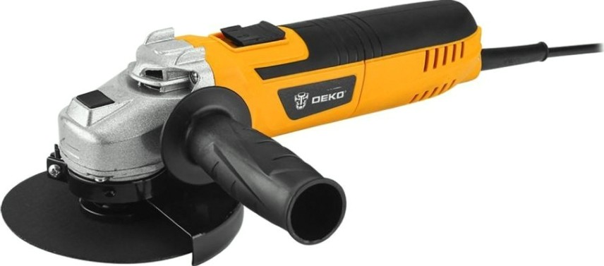 Угловая шлифмашина сетевая DEKO DKAG1000 с регулировкой скорости + набор дисков 5 шт. [063-4290]