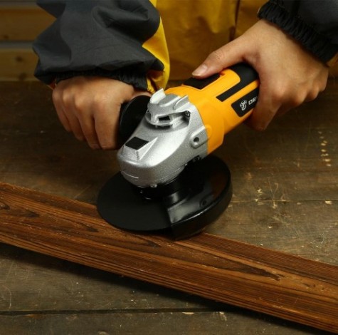 Угловая шлифмашина сетевая DEKO DKAG1000 с регулировкой скорости + набор дисков 5 шт. [063-4290]