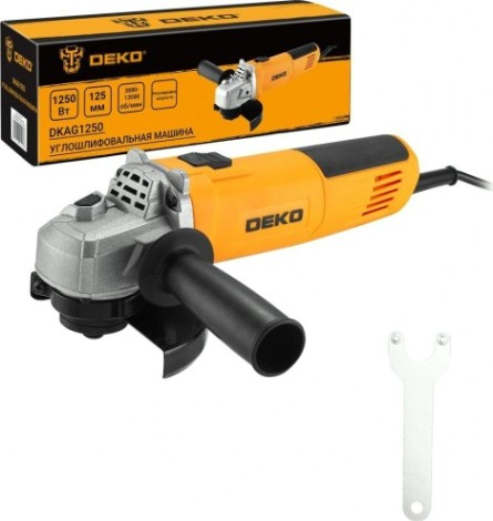 Угловая шлифмашина сетевая DEKO DKAG1250 [063-4174]