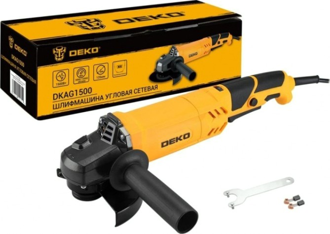 Угловая шлифмашина сетевая DEKO DKAG1500 [063-4297]