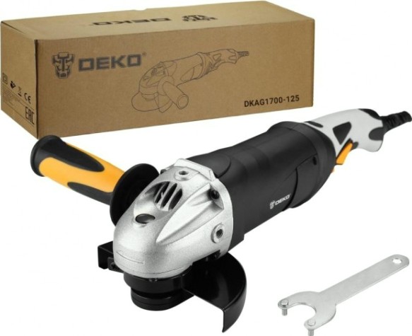 Угловая шлифмашина сетевая DEKO DKAG1700-125 [063-4267]