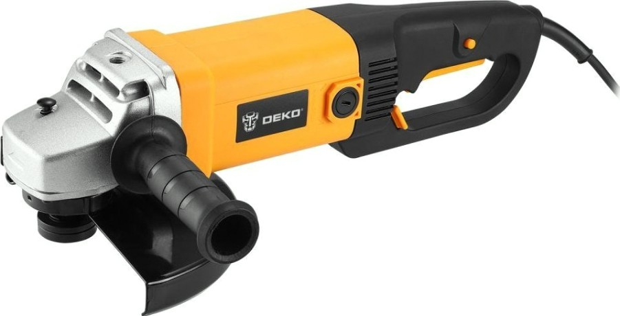 Угловая шлифмашина сетевая DEKO DKAG2450-230 плавный пуск [063-4328]