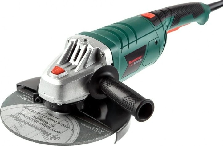 Угловая шлифмашина сетевая Hammer USM2400D 230мм, плавный пуск [159-037]