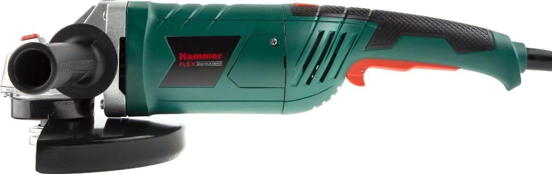 Угловая шлифмашина сетевая Hammer USM2400D 230мм, плавный пуск [159-037]