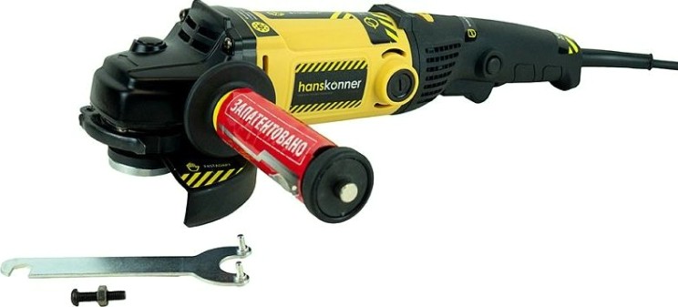 Угловая шлифмашина сетевая HANSKONNER HAG12125EC