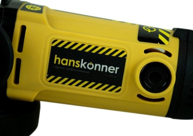 Угловая шлифмашина сетевая HANSKONNER HAG12125EC