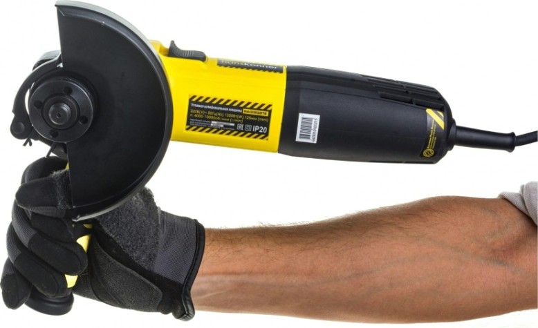 Угловая шлифмашина сетевая HANSKONNER HAG13125TE