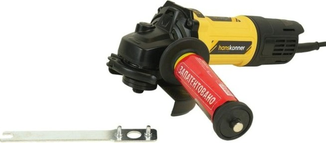 Угловая шлифмашина сетевая HANSKONNER HAG13125TJE