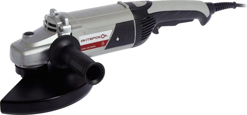 Угловая шлифмашина сетевая ИНТЕРСКОЛ УШМ- 230/2000 М New [626.1.1.00]