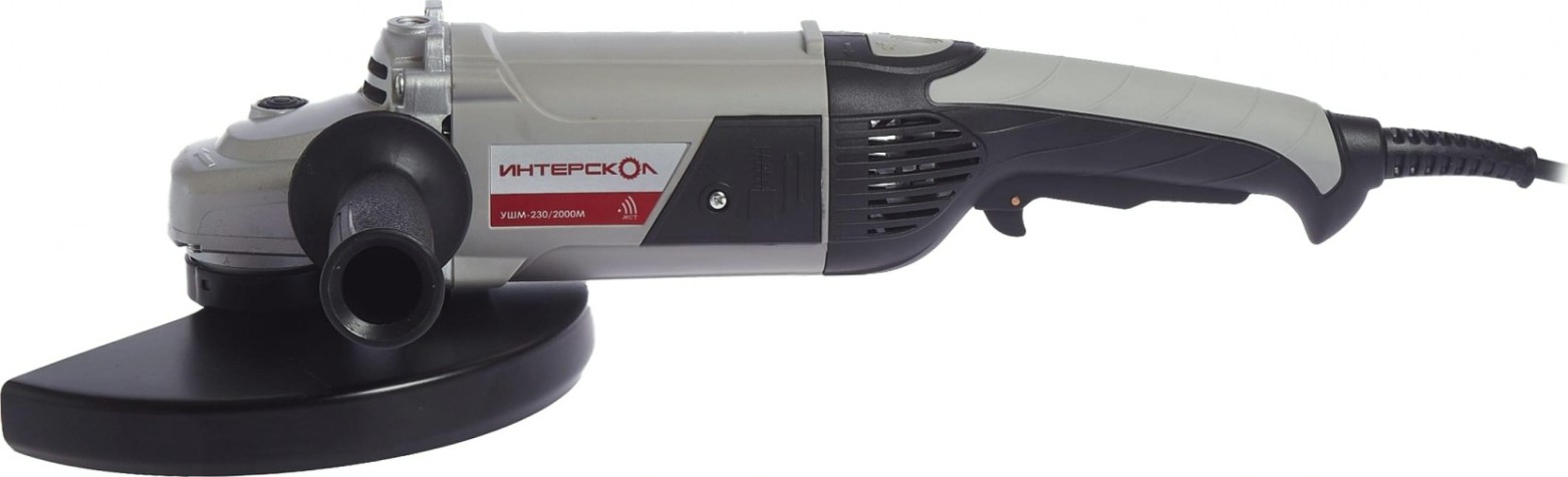 Угловая шлифмашина сетевая ИНТЕРСКОЛ УШМ- 230/2000 М New [626.1.1.00]