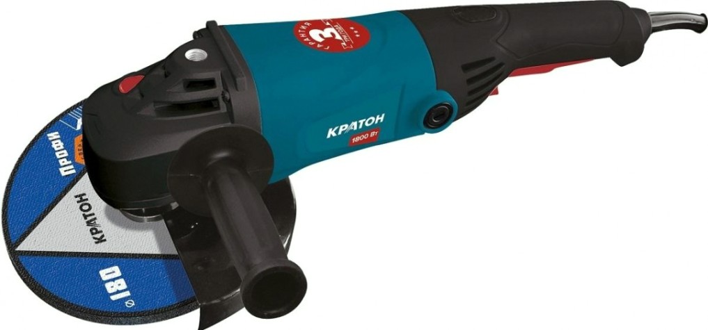 Угловая шлифмашина сетевая КРАТОН AMG-1800-180C [3 05 01 046]