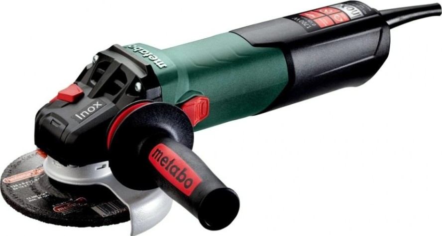 Угловая шлифмашина сетевая METABO WEV 17-125 Quick Inox [600517000]