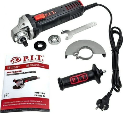 Угловая шлифмашина сетевая P.i.t. PWS125-C4 Угловая шлифмашина сетевая P.i.t. PWS125-C4