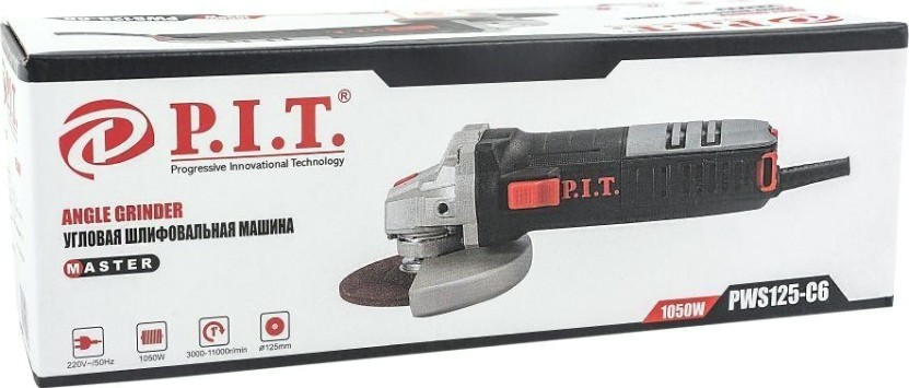 Угловая шлифмашина сетевая P.i.t. PWS125-C6 мастер