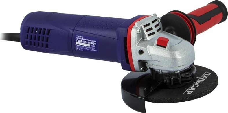 Угловая шлифмашина сетевая ПУЛЬСАР УШМ 125-1200ЭС [792-476]