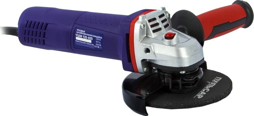 Угловая шлифмашина сетевая ПУЛЬСАР УШМ 125-820 [792-438]