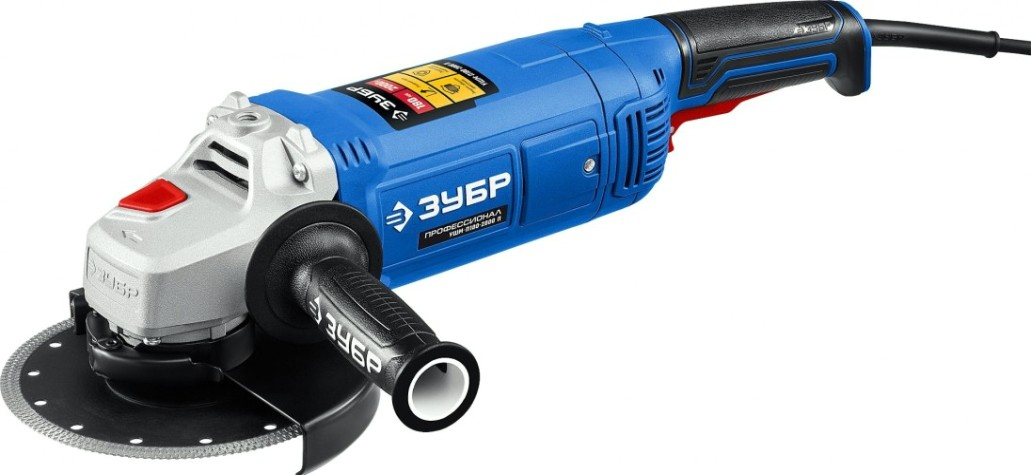 Угловая шлифмашина сетевая ЗУБР Профессионал УШМ-П180-2000 П [УШМ-П180-2000 П]