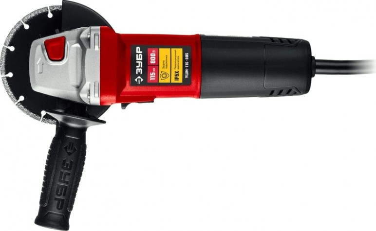 Угловая шлифмашина сетевая ЗУБР УШМ-115-805