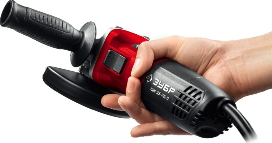 Угловая шлифмашина сетевая ЗУБР УШМ-125-1105 ЭТ