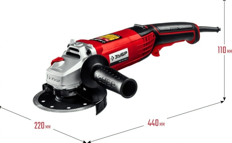 Угловая шлифмашина сетевая ЗУБР УШМ-125-1205 Э Угловая шлифмашина сетевая ЗУБР УШМ-125-1205 Э
