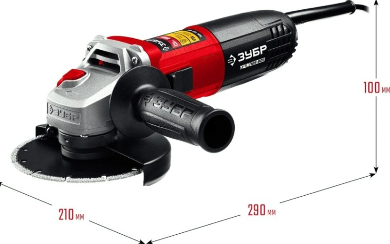 Угловая шлифмашина сетевая ЗУБР УШМ-125-805 Угловая шлифмашина сетевая ЗУБР УШМ-125-805