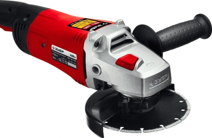 Угловая шлифмашина сетевая ЗУБР УШМ-150-1405