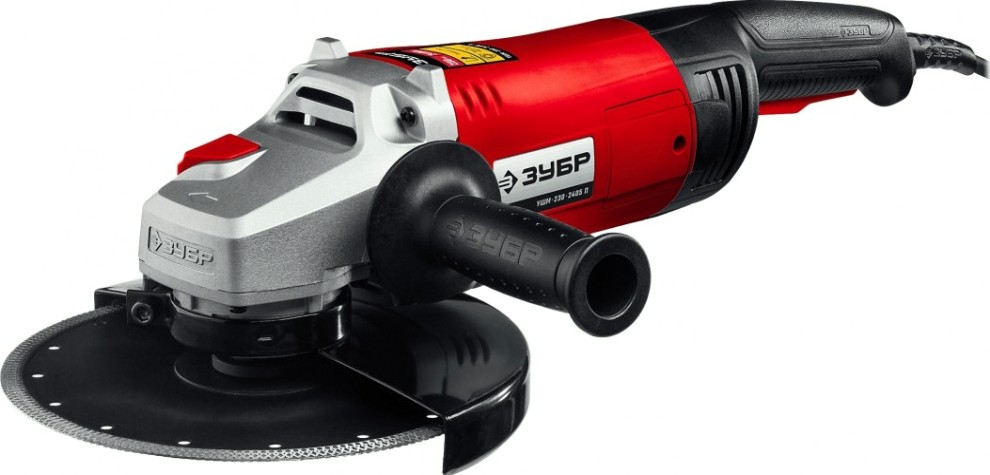 Угловая шлифмашина сетевая ЗУБР УШМ-230-2405 П