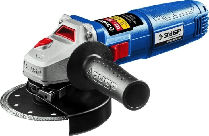 Угловая шлифмашина сетевая ЗУБР УШМ-П125-750 Профессионал