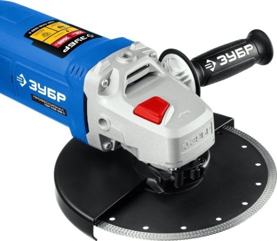 Угловая шлифмашина сетевая ЗУБР УШМ-П230-2600 П Профессионал