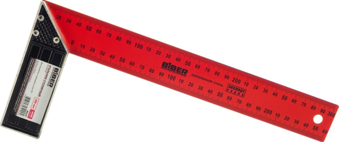 Угольник Biber 40537 ЭКСПЕРТ столярный 300мм [тов-157075]