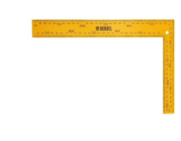 Угольник DENZEL 200х300 мм, стальной [32388]