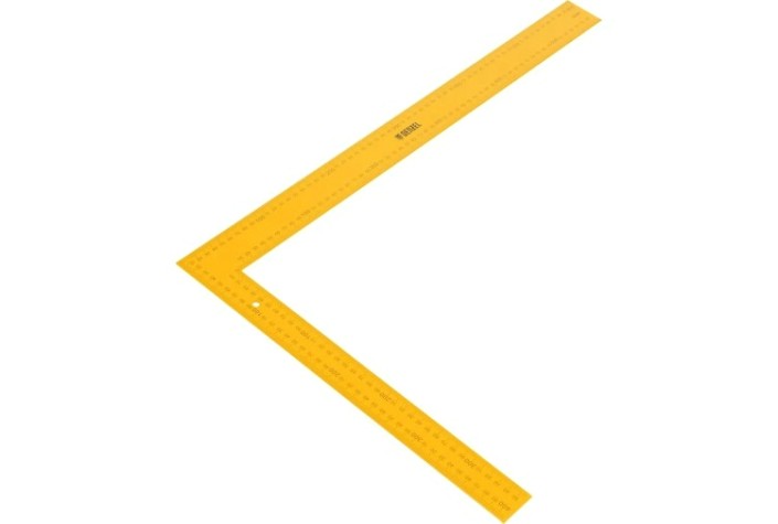 Угольник DENZEL 400х600 мм, стальной [32389]