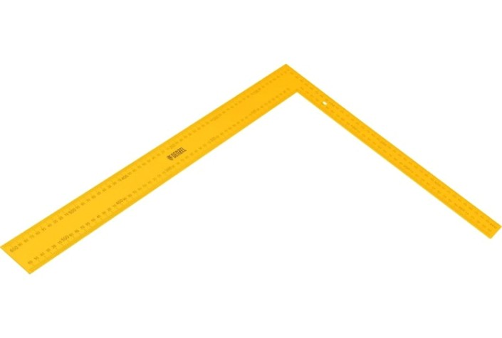 Угольник DENZEL 400х600 мм, стальной [32389]