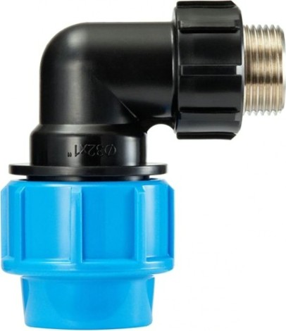 Угольник комбинированный ДЖИЛЕКС ПРО 32 x 1”П с наружной трубной резьбой 9163 [9163]