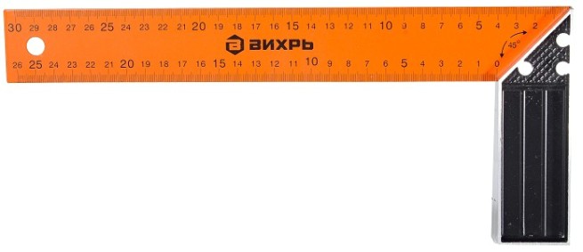 Угольник металлический ВИХРЬ 300 мм [73/11/3/2]