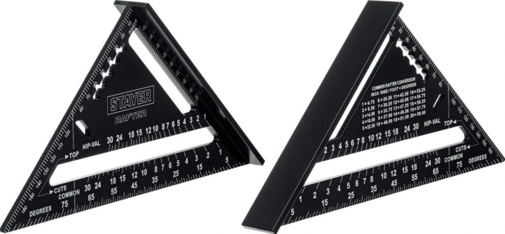 Угольник STAYER 34306-17 кровельный универсальный, 170 мм