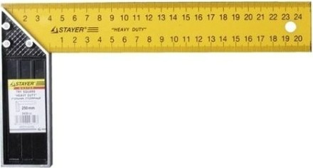 Угольник столярный STAYER "Heavy Duty" 250 мм 3430-25 [3430-25_z01]